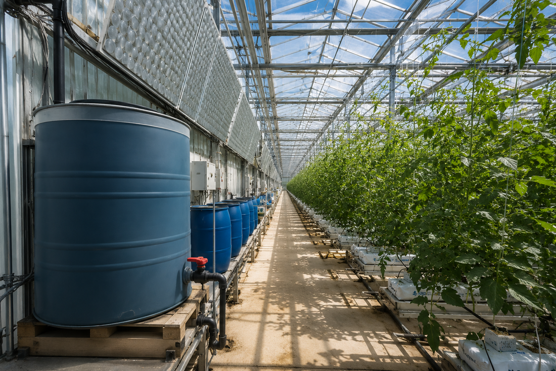 PCM vs. Water Barrels for Greenhouses: Which Stores Heat Better?