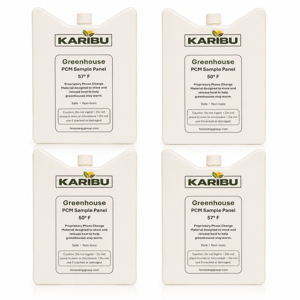 Karibu Greenhouse PCM Sample Panel Kit (4 panels)